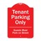 Signmission Tenant Parking Guests Park On Street Heavy-Gauge Aluminum Sign, 24" x 18", RW-1824-9882 A-DES-RW-1824-9882 - alternate 1